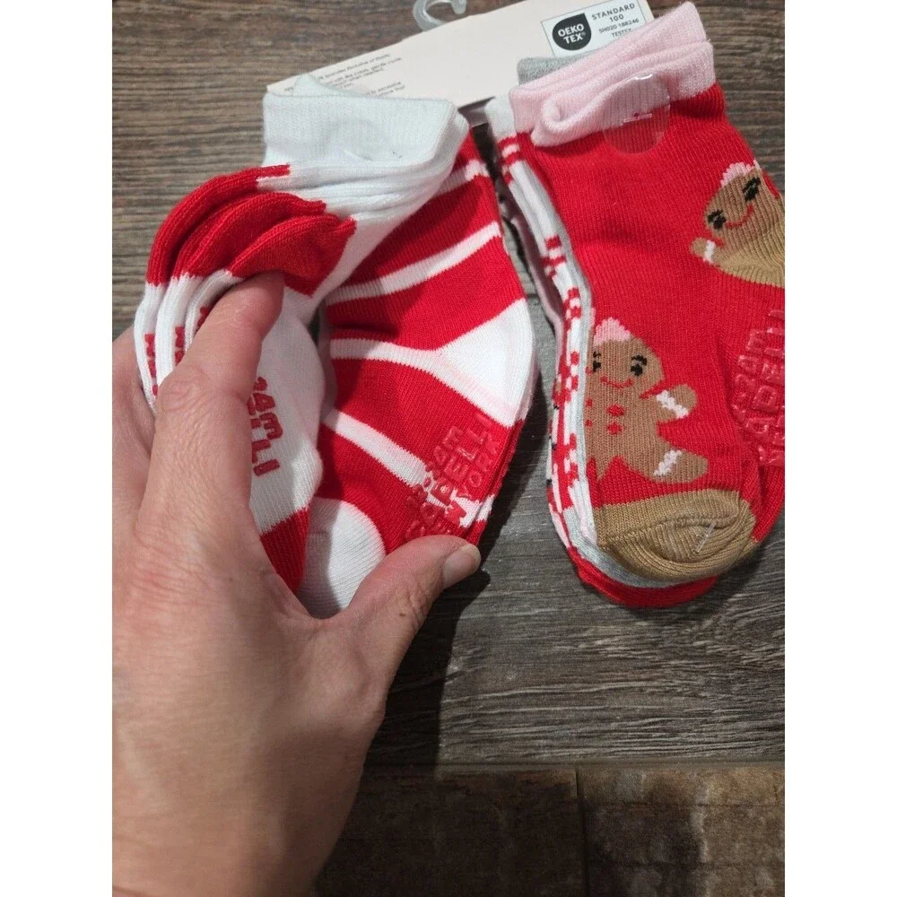 10 Pair CAPELLI CHRISTMAS SOCKS 2T-4T NWT B10